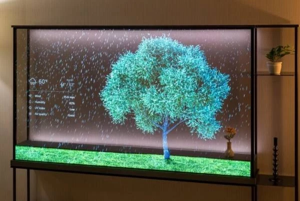 LG представила беспроводной прозрачный телевизор Signature OLED T