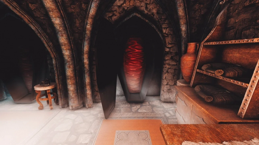 Фанат добавил в Skyrim «комфортабельные гробы» для вампиров и не только