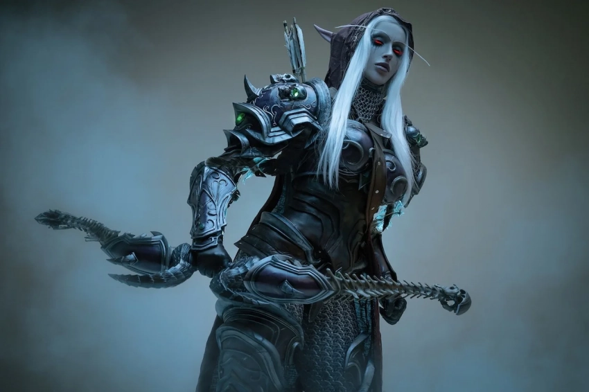Модель показала атмосферный косплей Сильваны Ветрокрылой из Warcraft