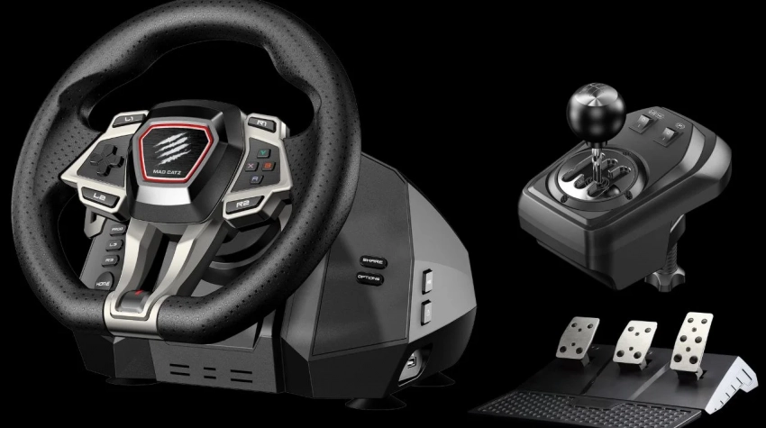 Mad Catz представила в России гоночный руль M.2.X. PRO
