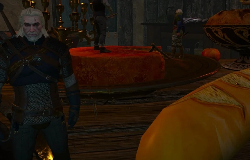 В свежем моде для «Ведьмака 3» Геральта уменьшили до размера мыши