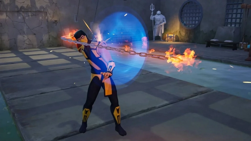 Скорпион из Mortal Kombat вторгся в Fortnite