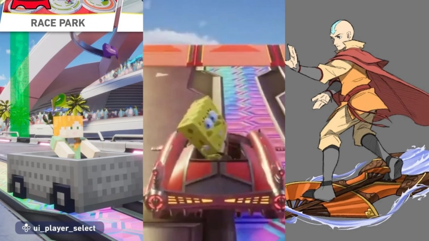 Инсайдер показал Губку Боба, Аанга и фургон Черепашек-ниндзя в Sonic Racing: CrossWorlds