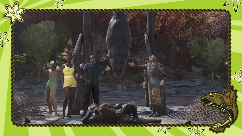 В Fallout 76 стартовал новый сезон с рыбалкой и аксолотлями
